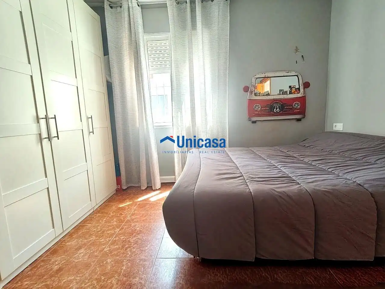 Bedroom of Flat for sale in Málaga  with Air Conditioner and Storage room