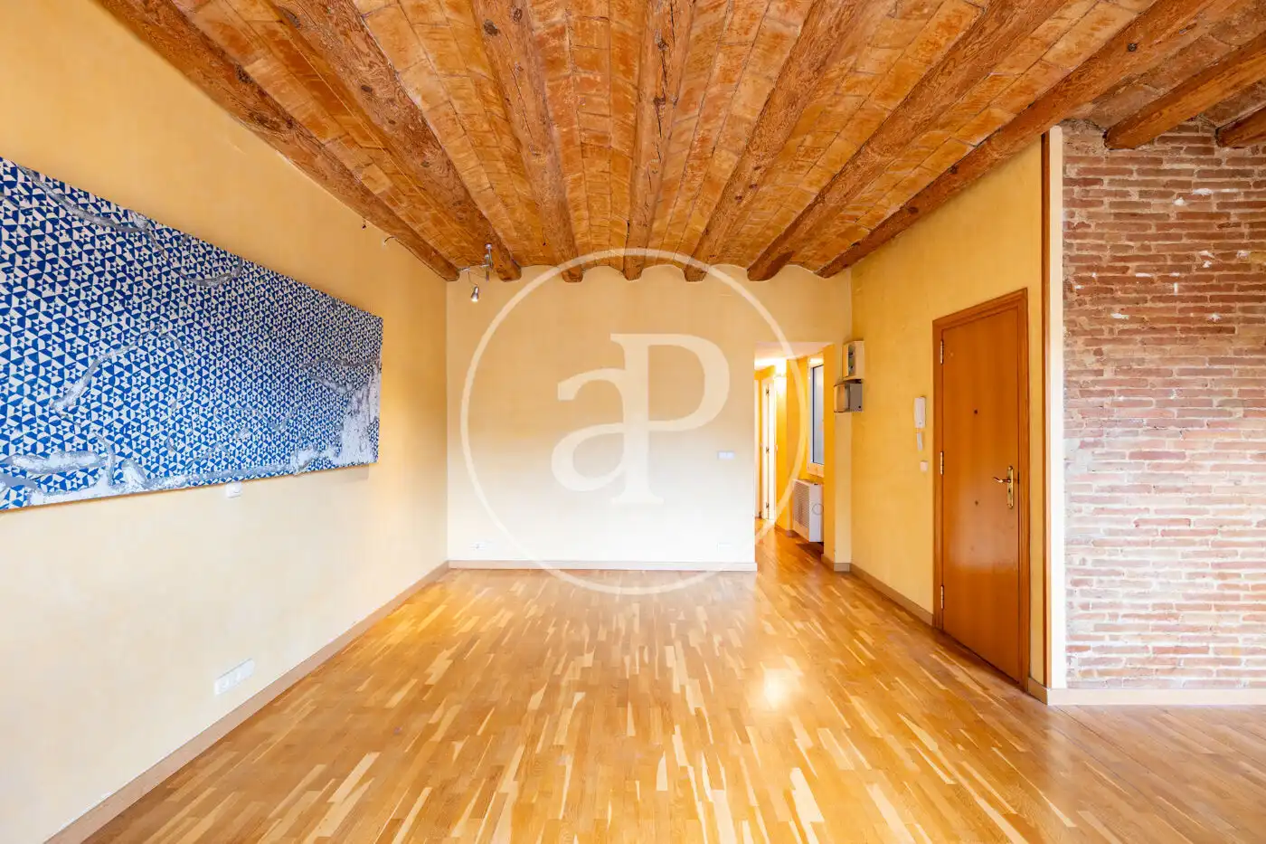 Sala d'estar de Pis en venda en Barcelona amb Calefacció i Balcó