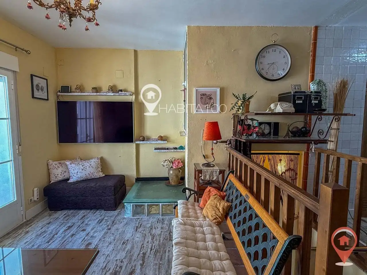 Sala de estar de Casa o chalet en venta en Cañaveras con Aire acondicionado, Calefacción y Terraza