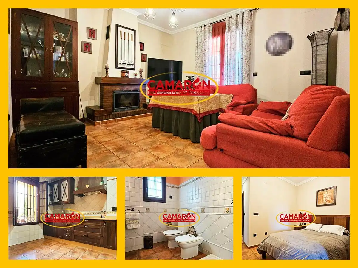 Sala d'estar de Casa o xalet en venda en Coria del Río amb Aire condicionat