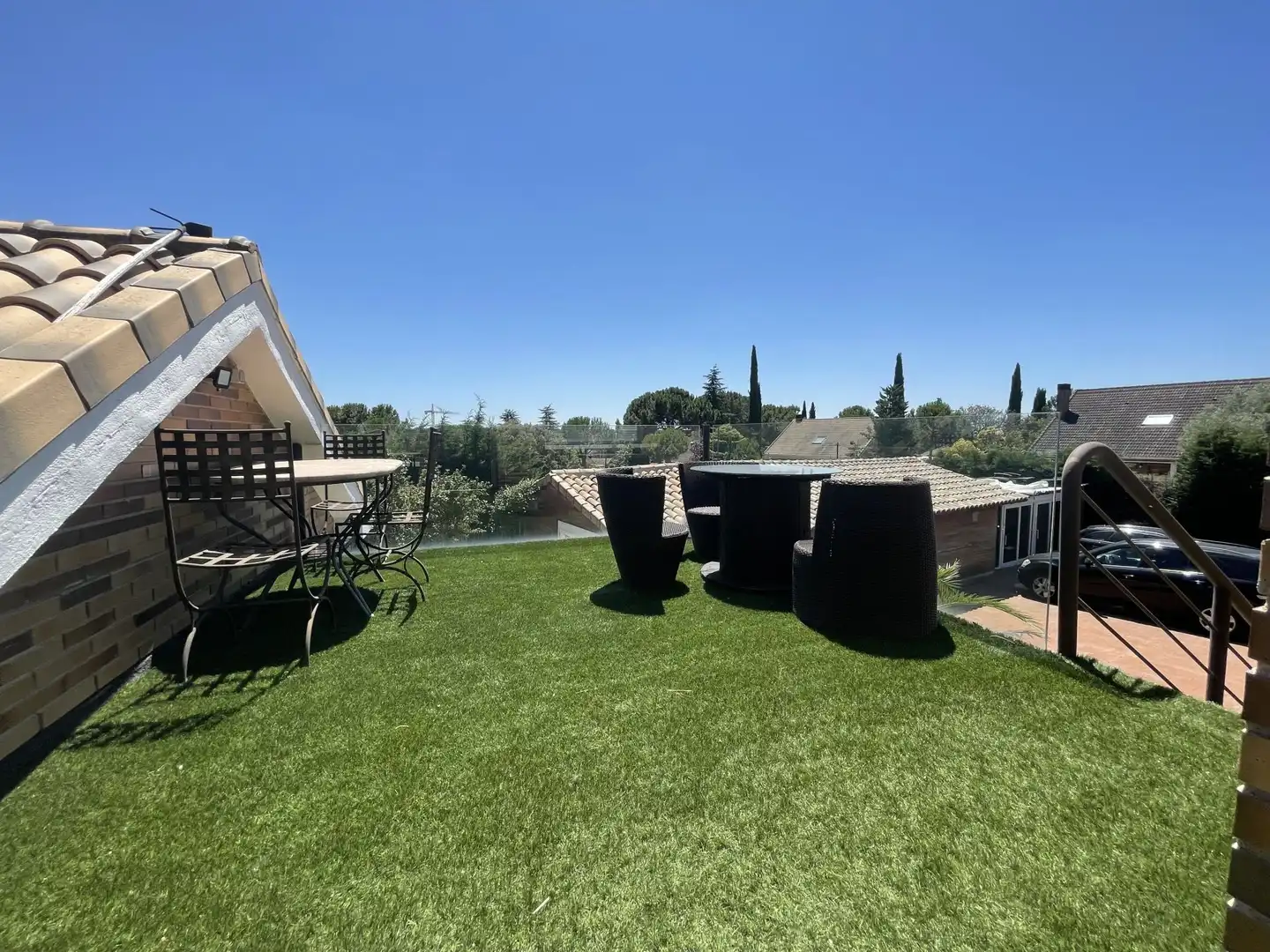 Terraza de Casa o chalet en venta en Boadilla del Monte con Aire acondicionado, Jardín privado y Trastero