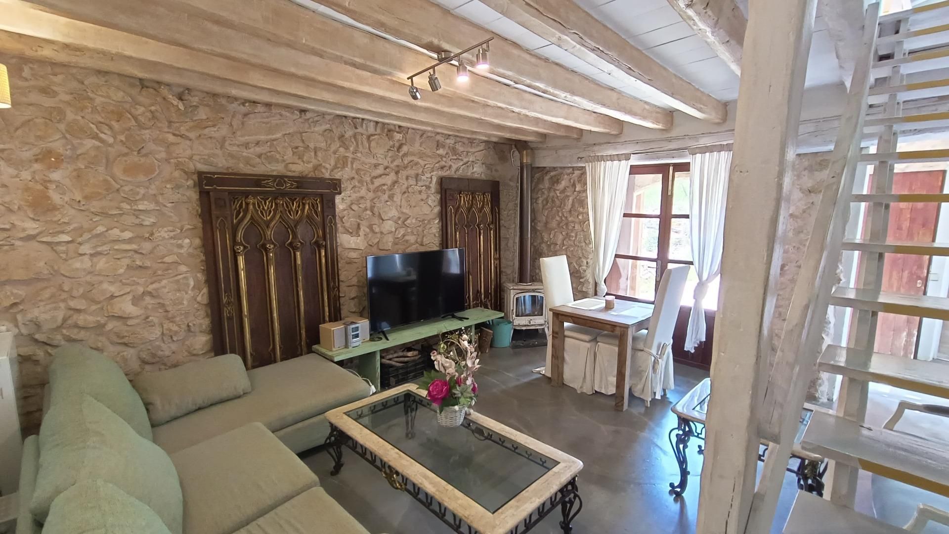 Living room of Country house to rent in Alaró  with Terrace