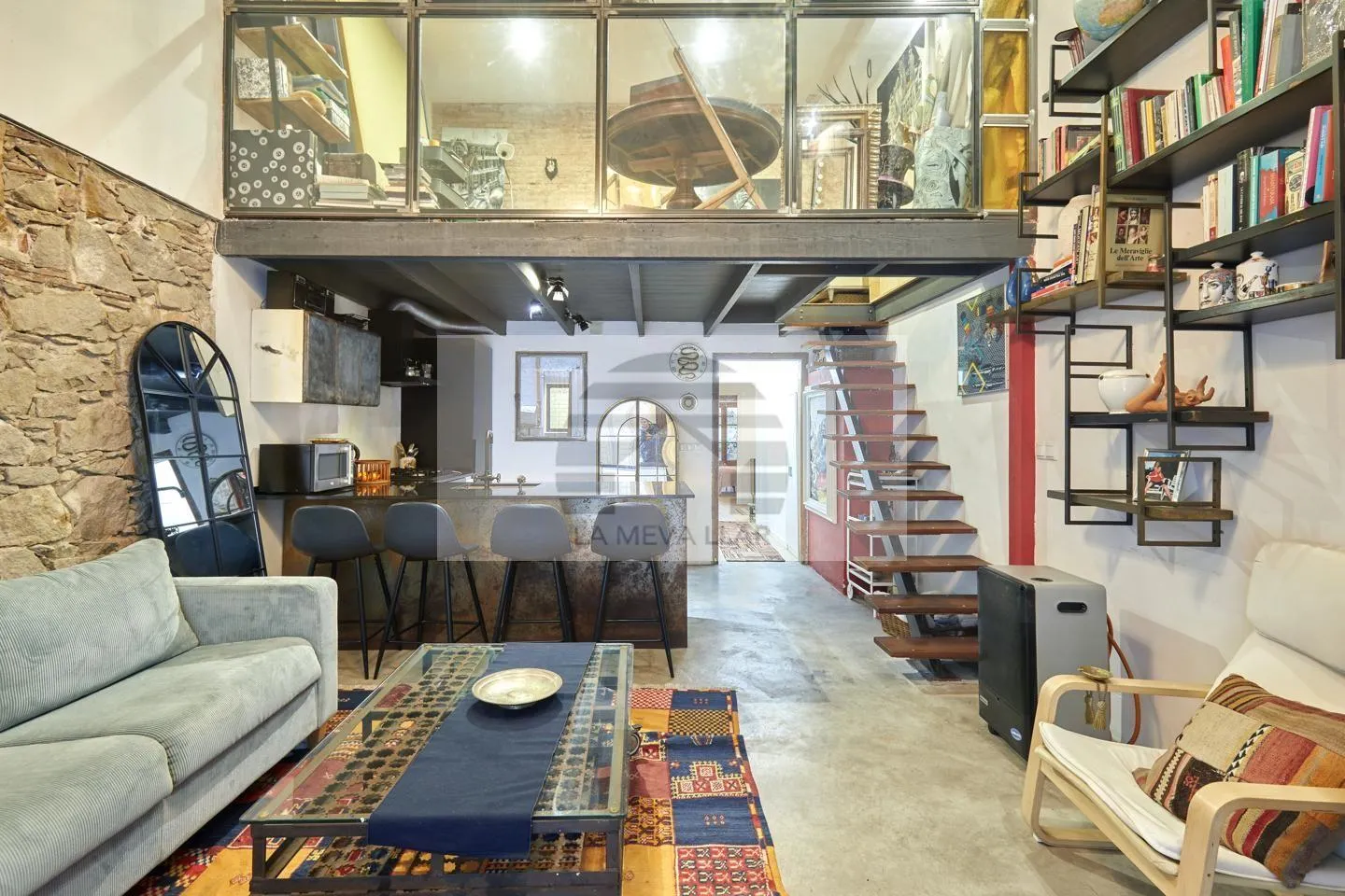 Living room of Planta baja for sale in  Barcelona Capital