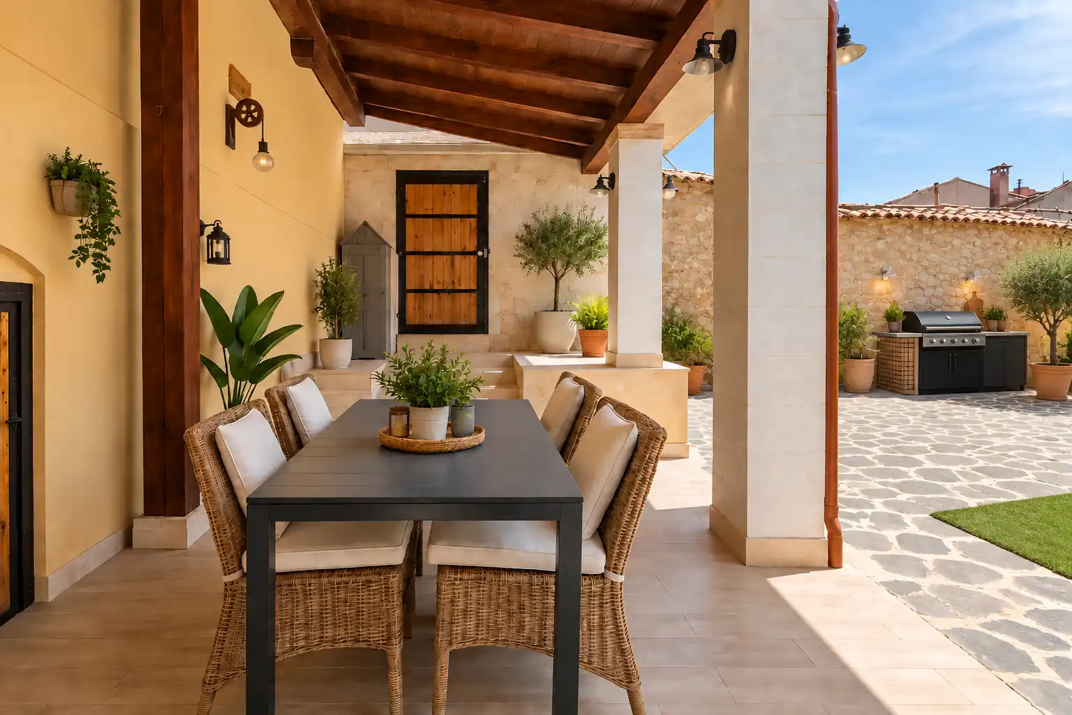 Terraza de Casa o chalet en venta en Los Santos de la Humosa, Madrid