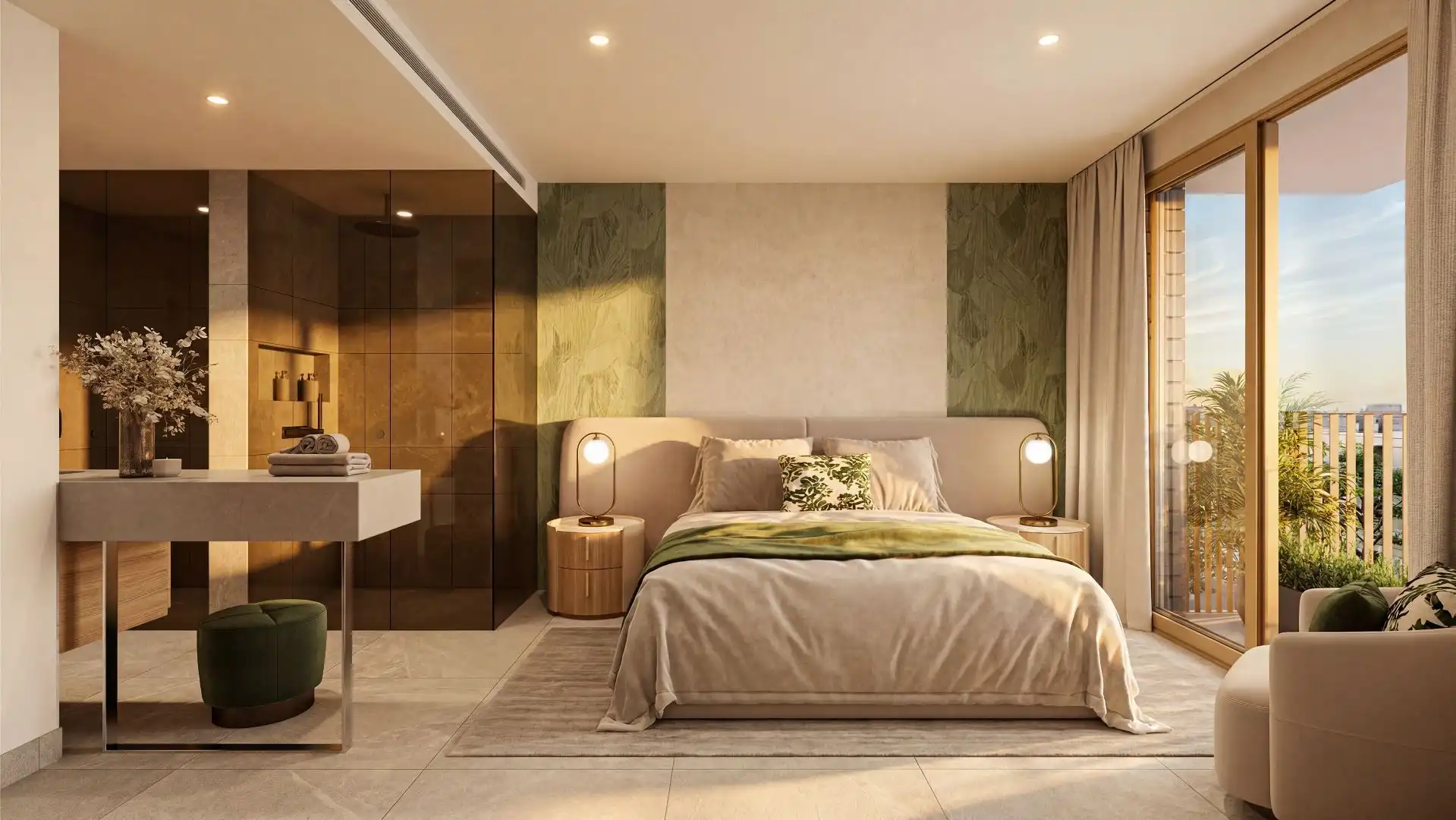 Dormitori de Apartament en venda en  Palma de Mallorca amb Aire condicionat, Calefacció i Jardí privat