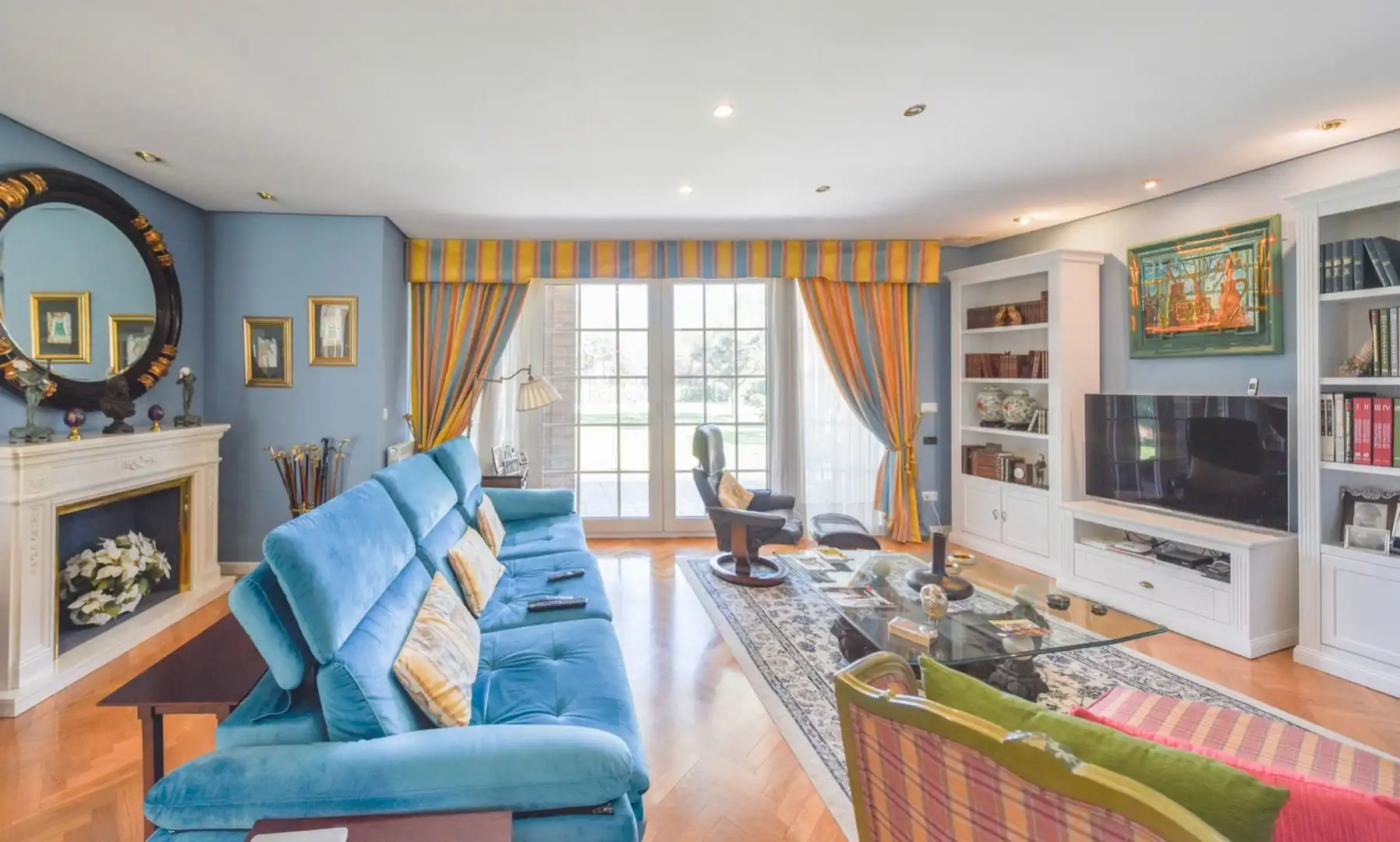 Sala de estar de Casa o chalet en venta en Tordesillas con Calefacción, Jardín privado y Parquet