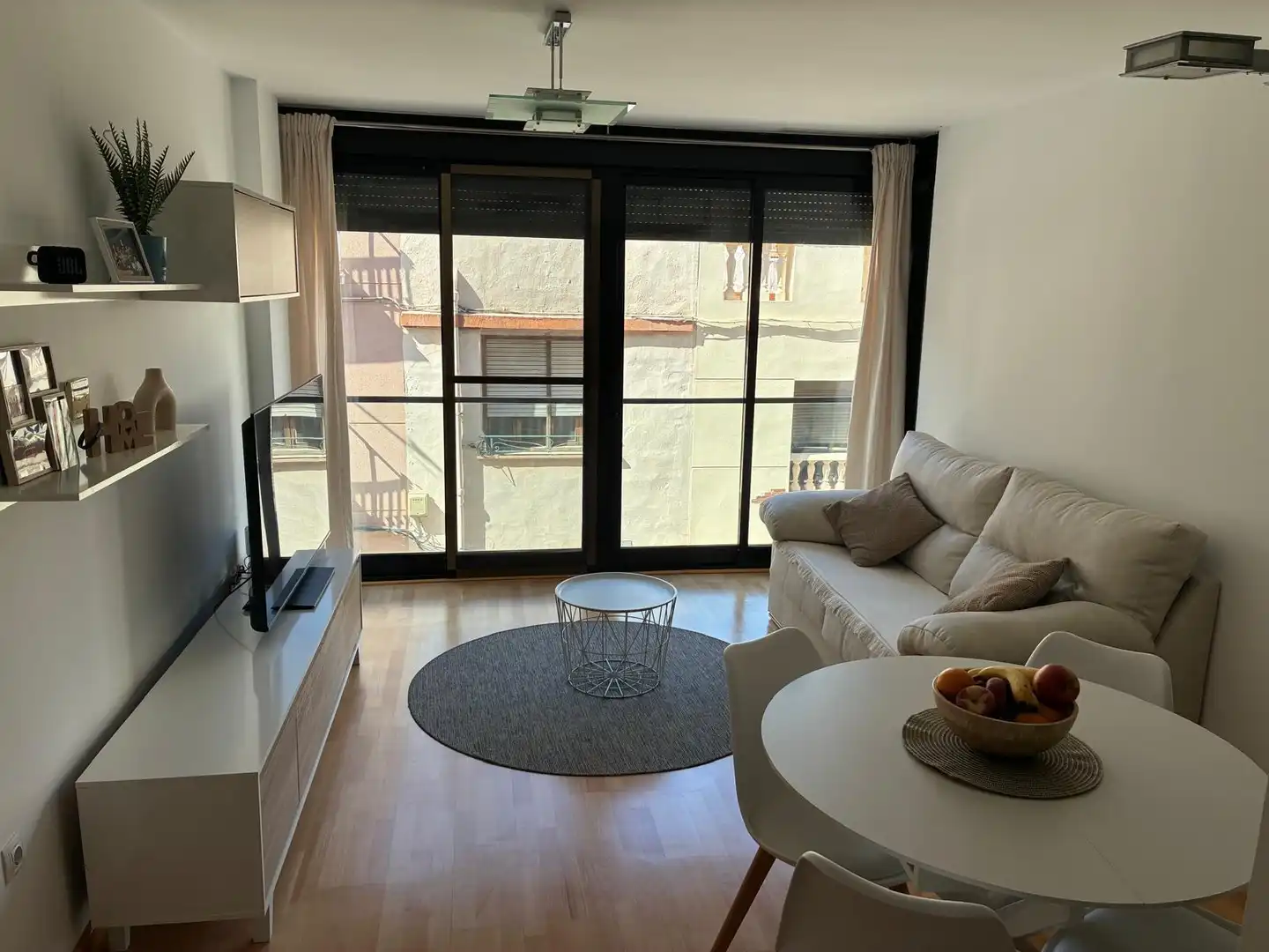 Sala d'estar de Pis de lloguer en Castellón de la Plana / Castelló de la Plana amb Parquet