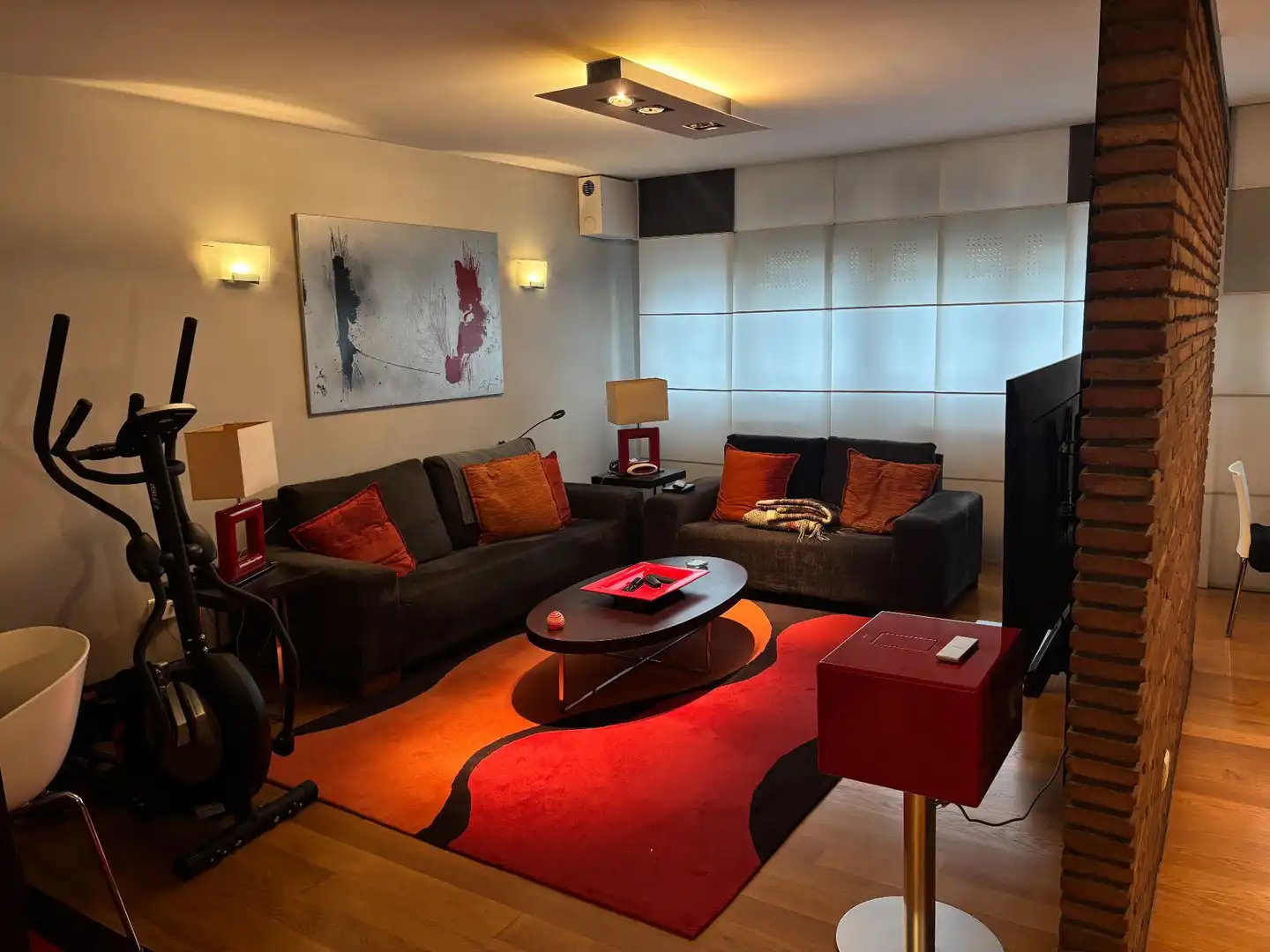 Sala d'estar de Pis en venda en Eibar amb Calefacció i Moblat