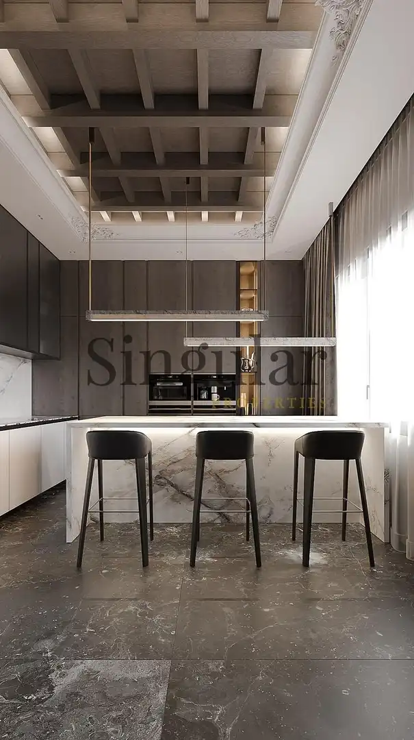 Kitchen of Flat for sale in Barcelona  with Air Conditioner and Heating