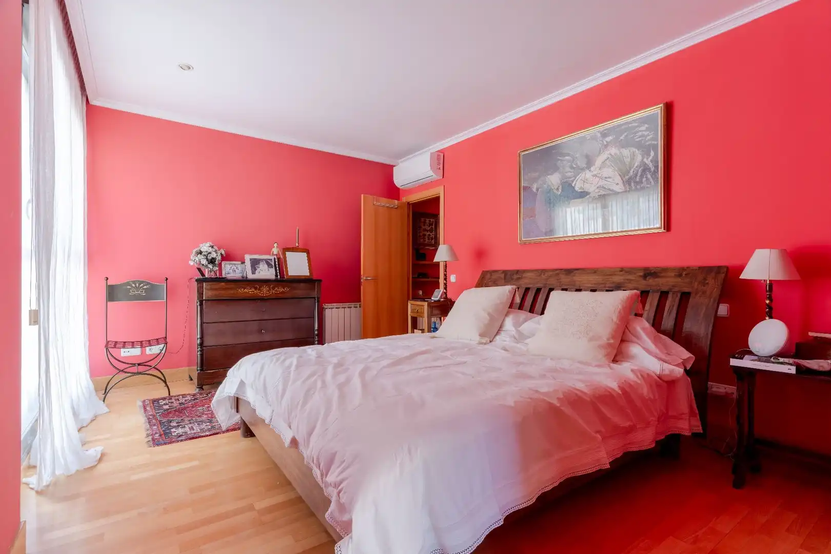 Bedroom of Houses for sale in Madrid  with Air Conditioner, Heating and Private garden