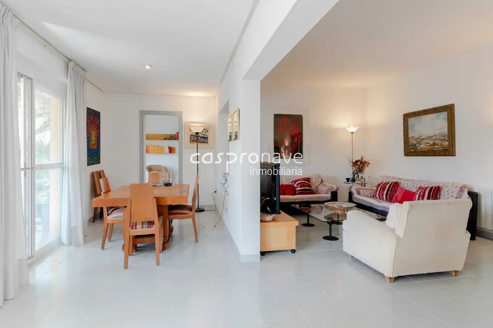 Wohnzimmer von Haus oder Chalet zum Verkauf in Benicasim / Benicàssim mit Heizung, Privatgarten und Terrasse