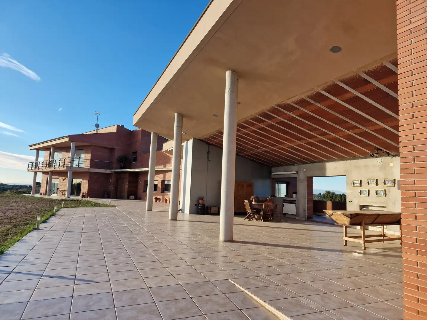 Vista exterior de Casa o chalet en venta en Les Borges Blanques con Aire acondicionado, Calefacción y Jardín privado