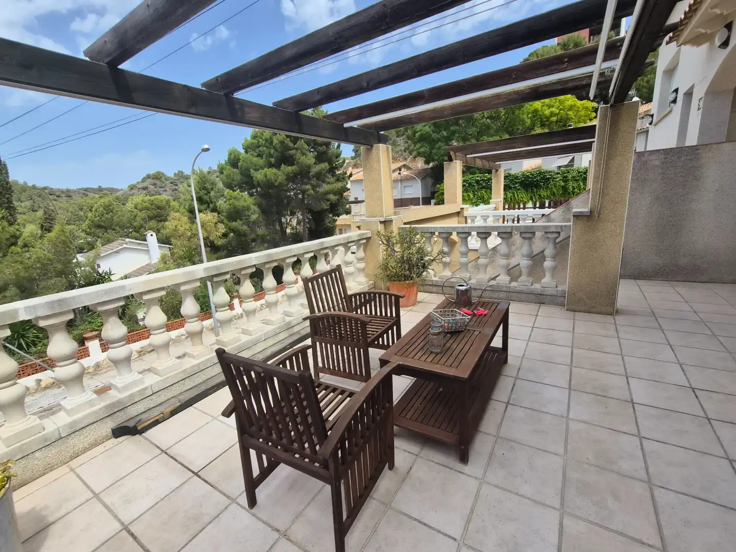Terraza de Casa o chalet en venta en Roda de Berà con Calefacción, Jardín privado y Terraza