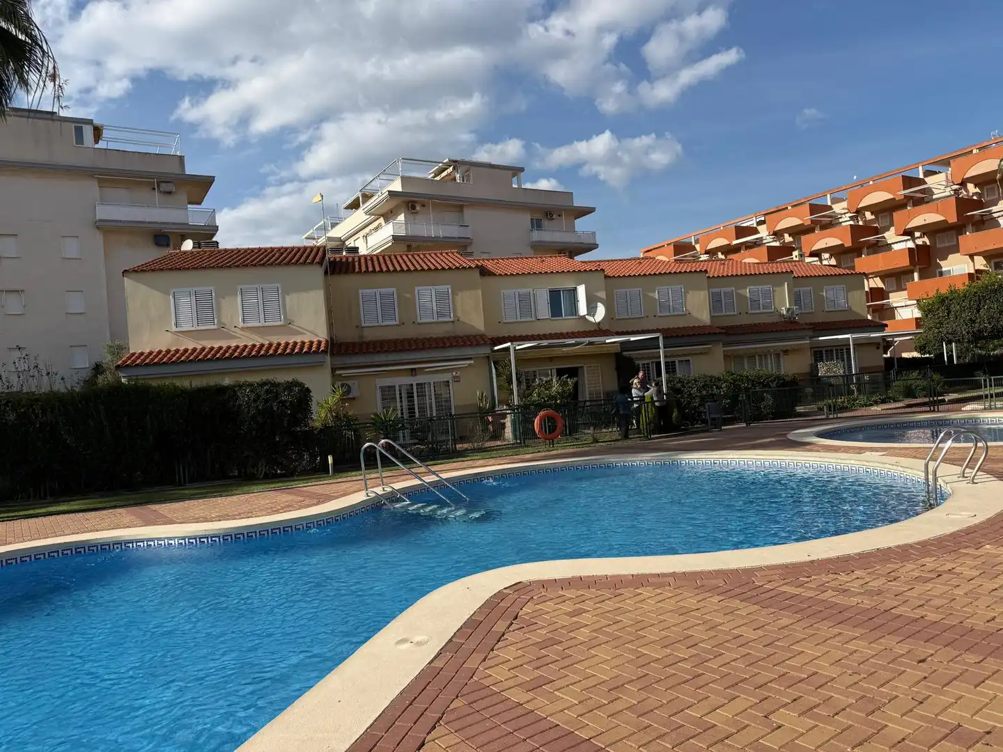 Piscina de Casa adosada de lloguer en Canet d'En Berenguer amb Aire condicionat, Calefacció i Jardí privat