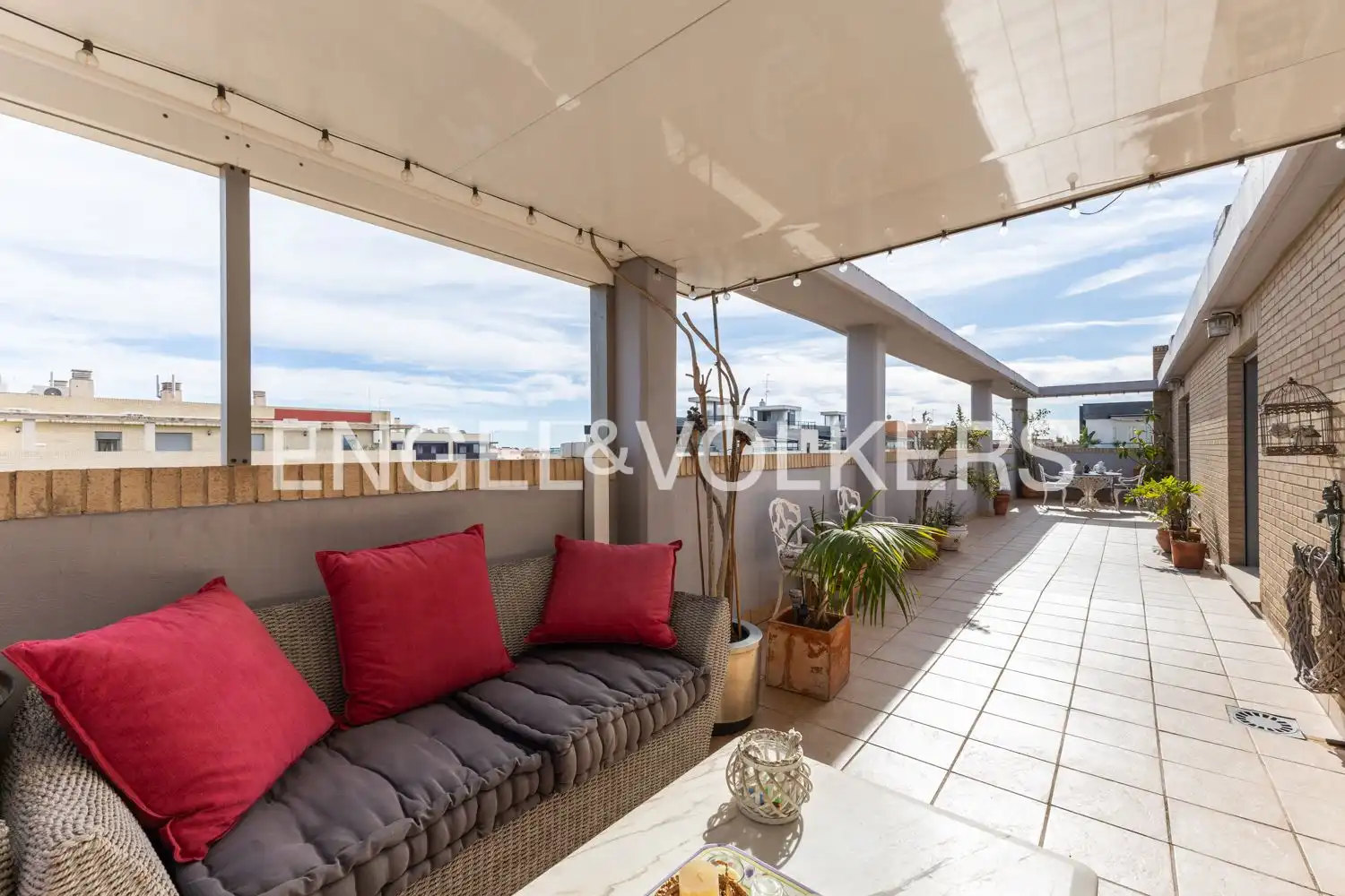 Terraza de Ático en venta en Valencia con Aire acondicionado, Calefacción y Jardín privado