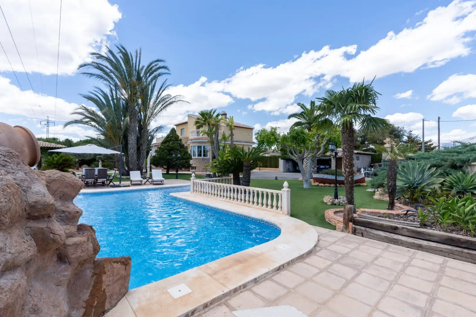 Piscina de Casa o chalet en venta en San Vicente del Raspeig / Sant Vicent del Raspeig con Aire acondicionado, Calefacción y Jardín privado