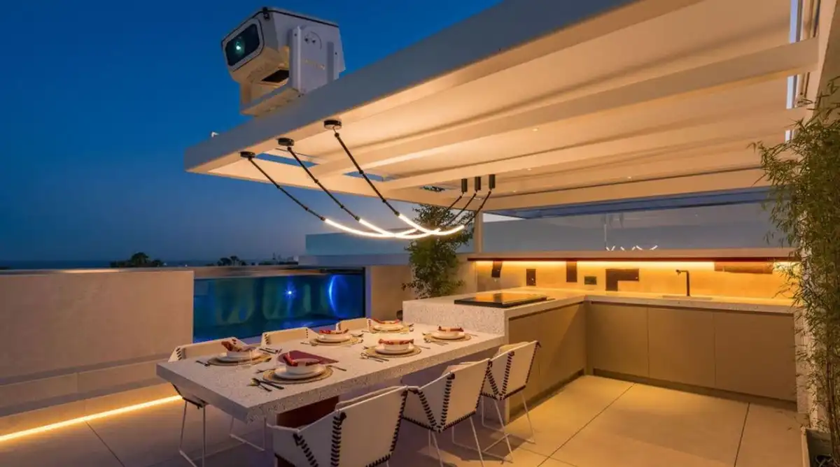 Terrasse von Haus oder Chalet zum Verkauf in Marbella mit Klimaanlage, Privatgarten und Terrasse