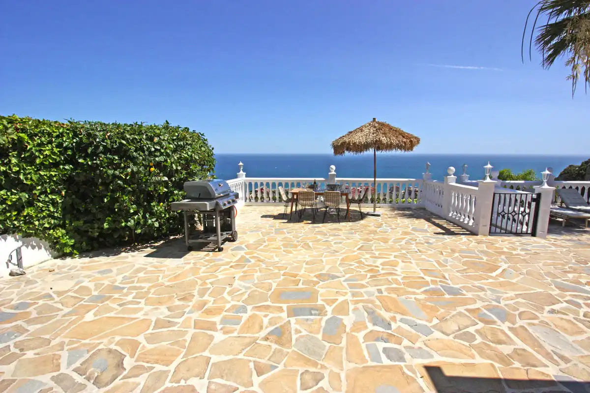 Terraza de Casa o chalet en venta en Benalmádena con Aire acondicionado, Calefacción y Jardín privado
