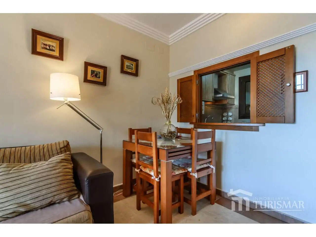 Sala de estar de Apartamento en venta en Ayamonte con Terraza, Amueblado y Piscina comunitaria
