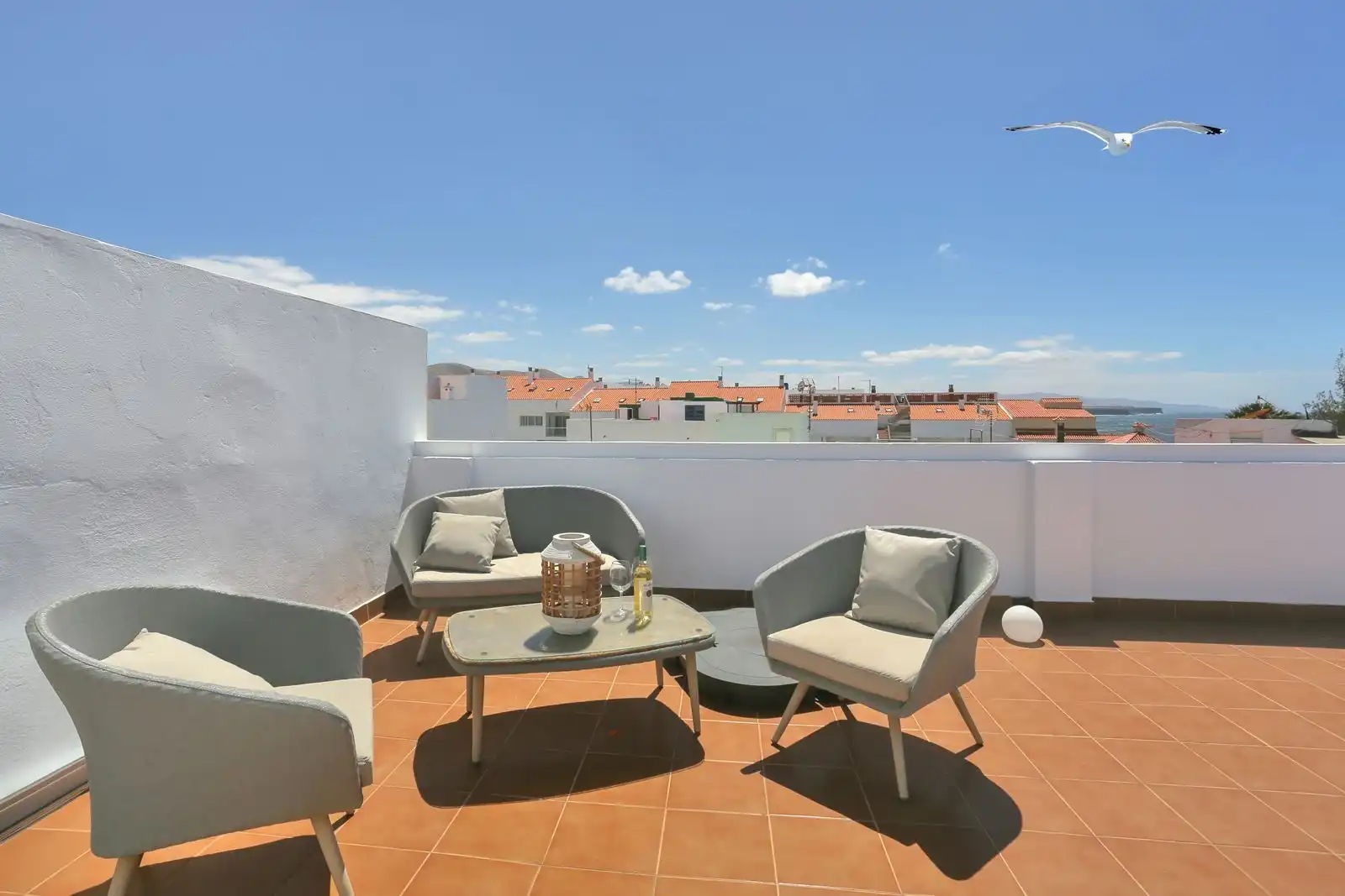 Terraza de Piso en venta en La Oliva con Trastero y Amueblado