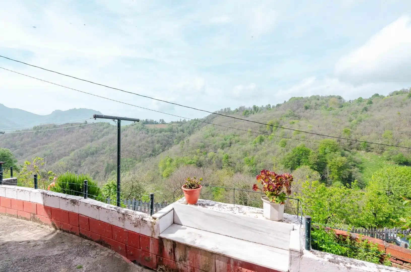 Terraza de Casa adosada en venta en Laviana con Jardín privado y Amueblado