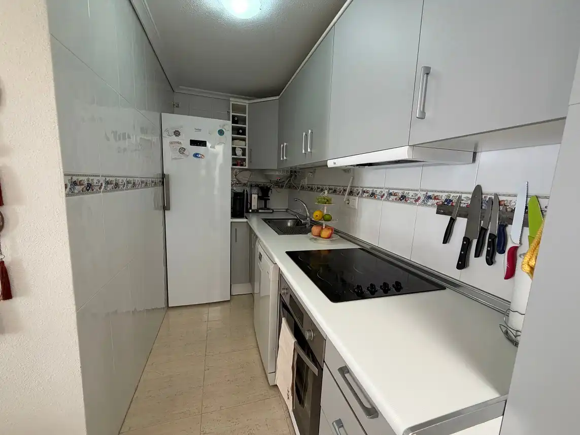 Cocina de Casa adosada en venta en Santa Pola con Aire acondicionado, Terraza y Amueblado
