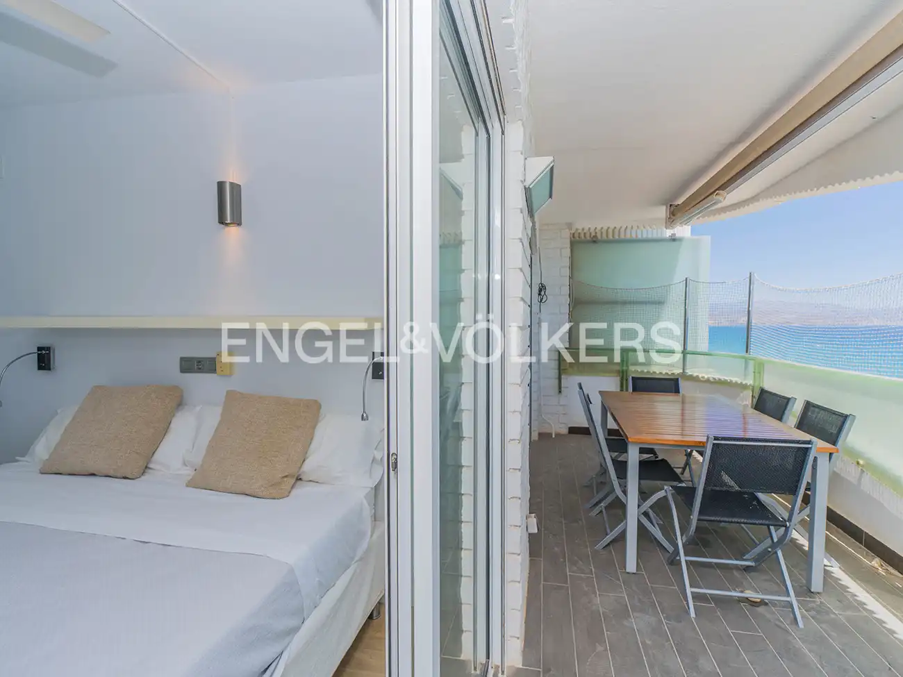 Balcony of Flat for rent in Alicante / Alacant  with Heating, Terrace and Furnished