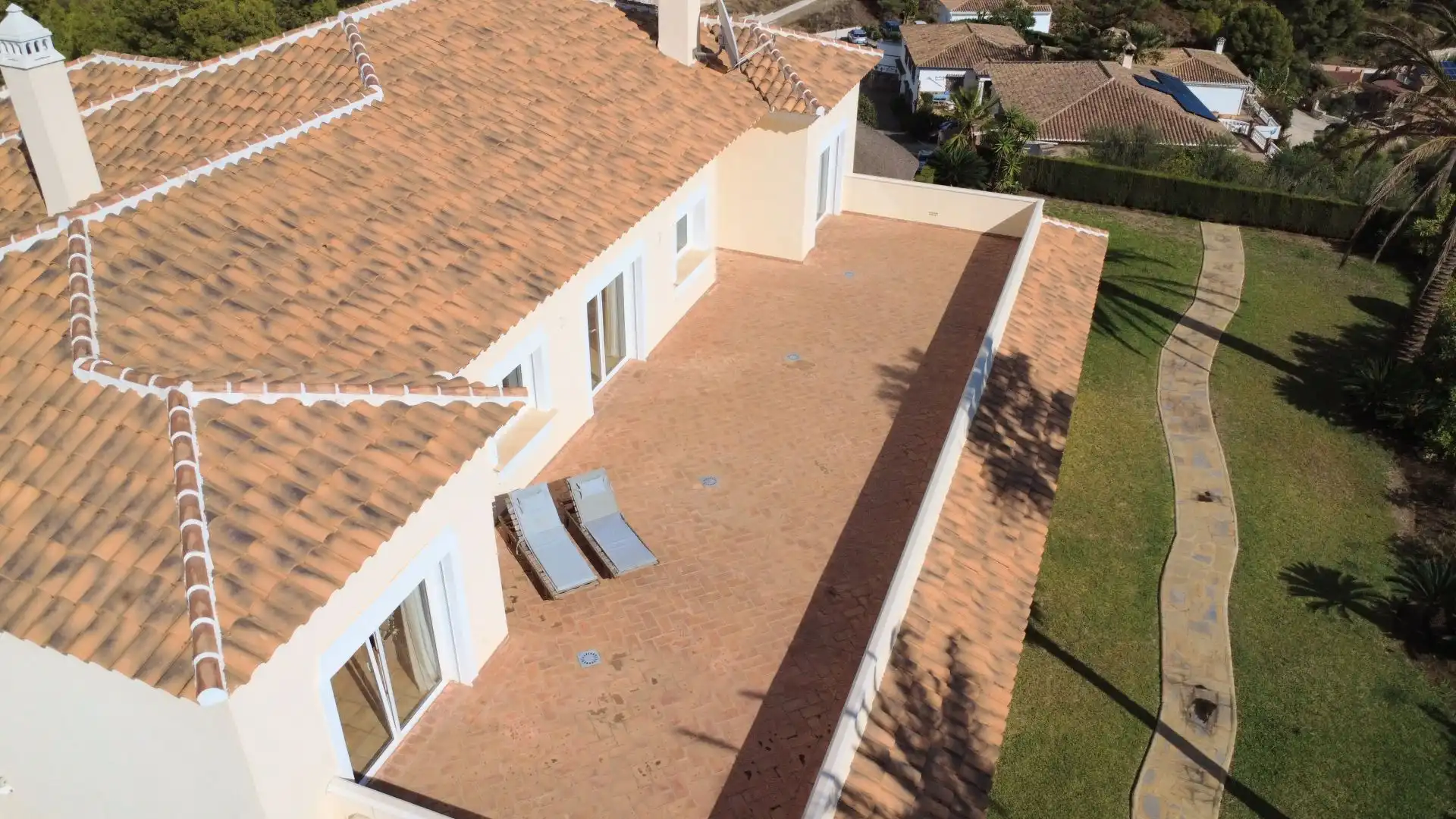 Terrassa de Finca rústica en venda en Mijas amb Aire condicionat, Traster i Piscina