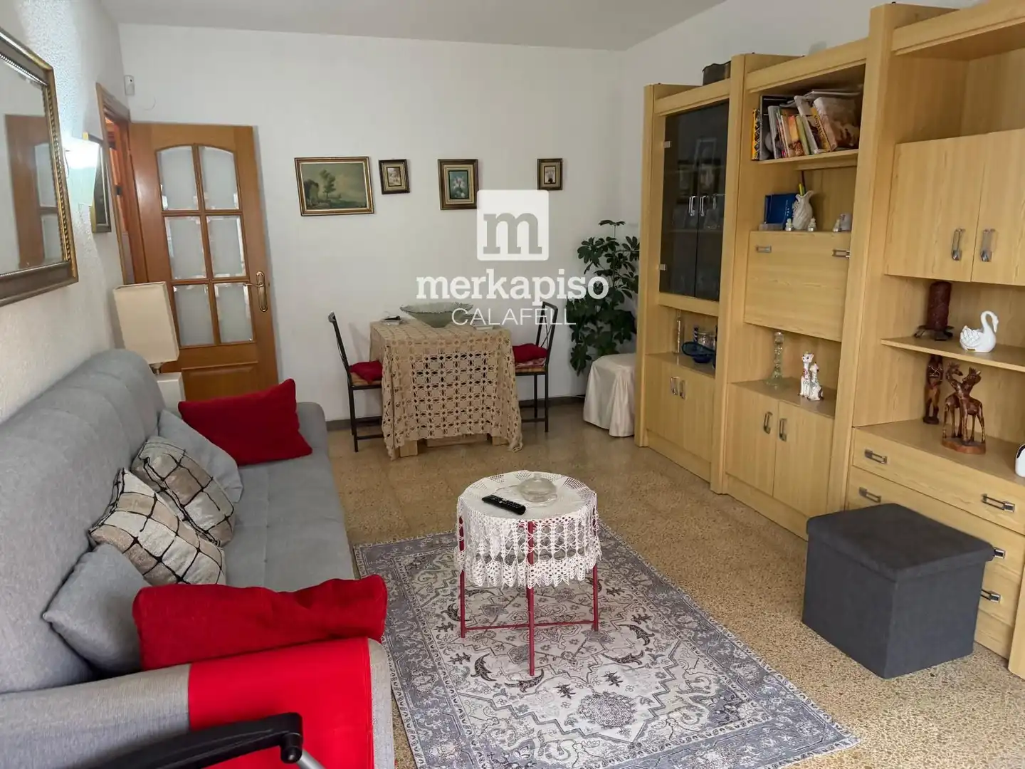 Sala d'estar de Pis en venda en Cunit amb Terrassa, Moblat i Alarma