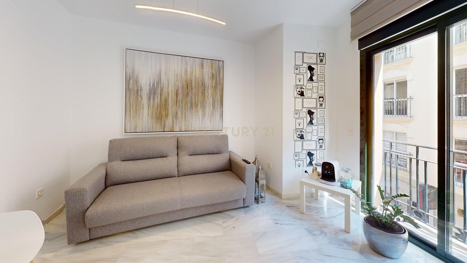 Living room of Flat for sale in Málaga Capital  with Air Conditioner