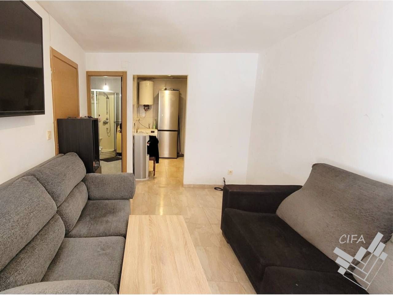 Sala d'estar de Casa o xalet en venda en Vinaròs amb Aire condicionat, Terrassa i Moblat