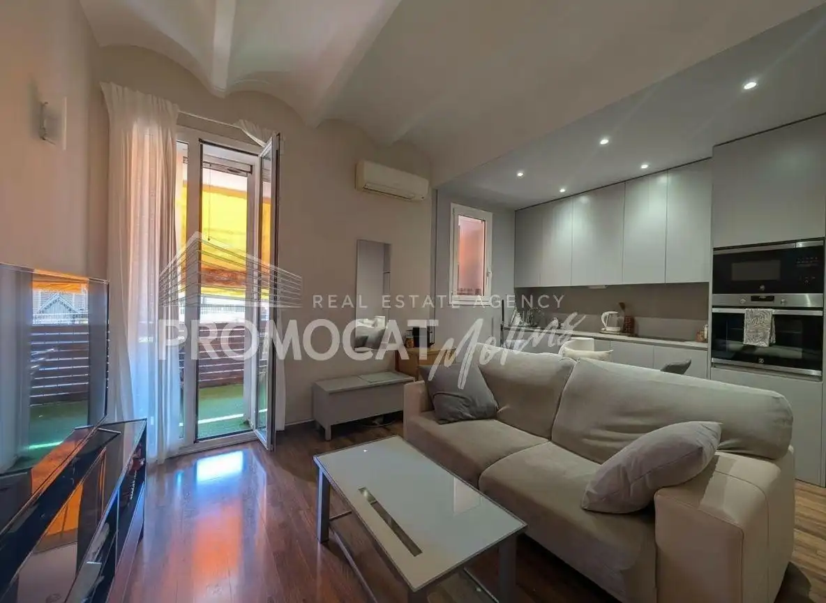 Sala de estar de Piso en venta en Molins de Rei con Aire acondicionado, Calefacción y Parquet