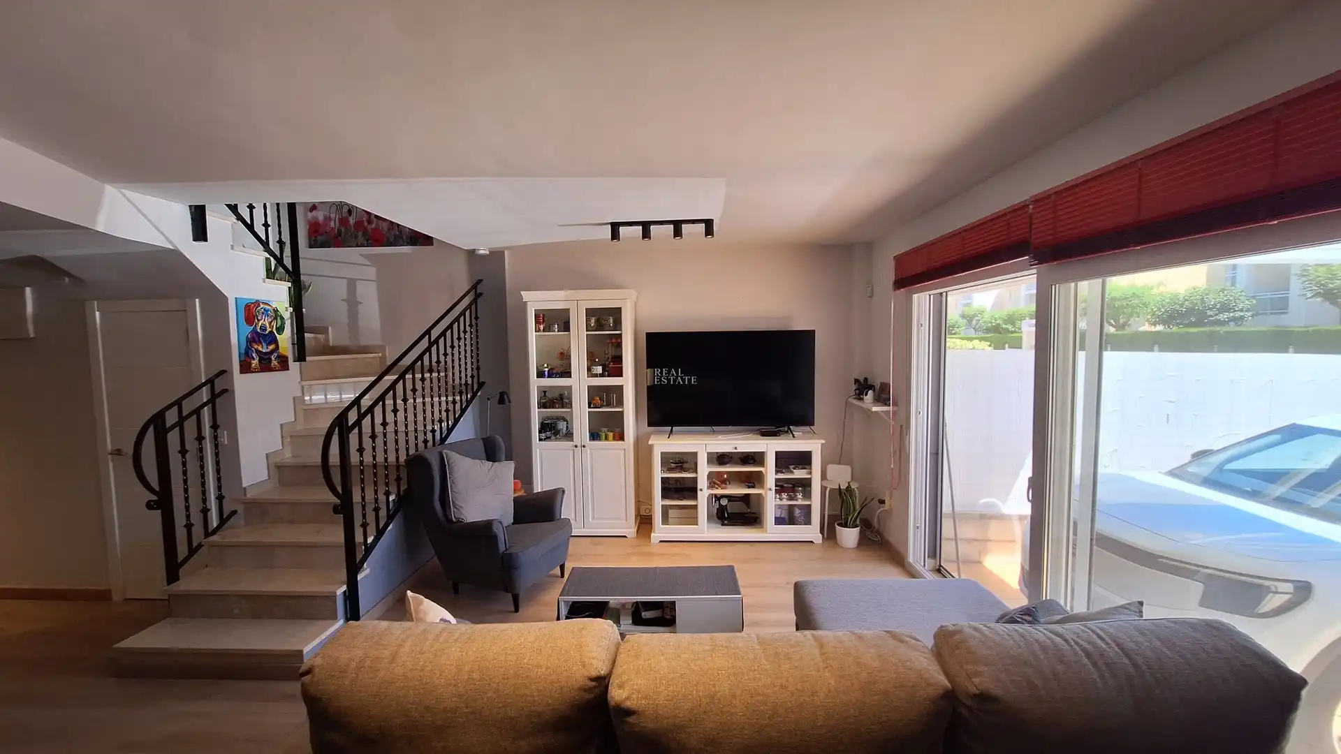 Sala de estar de Casa adosada en venta en El Verger con Aire acondicionado, Terraza y Trastero