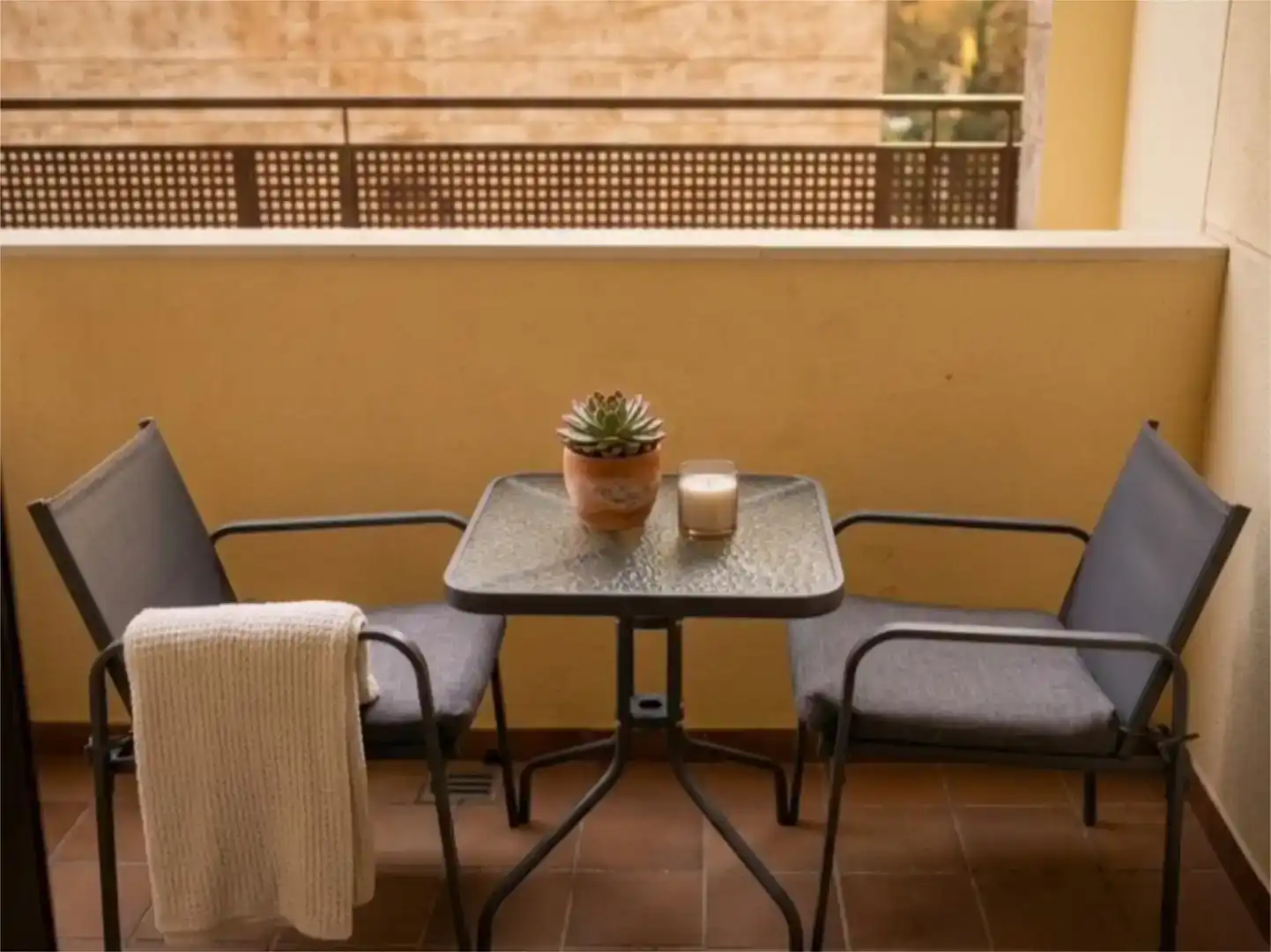 Terraza de Piso de alquiler en Lloret de Mar con Aire acondicionado, Parquet y Piscina