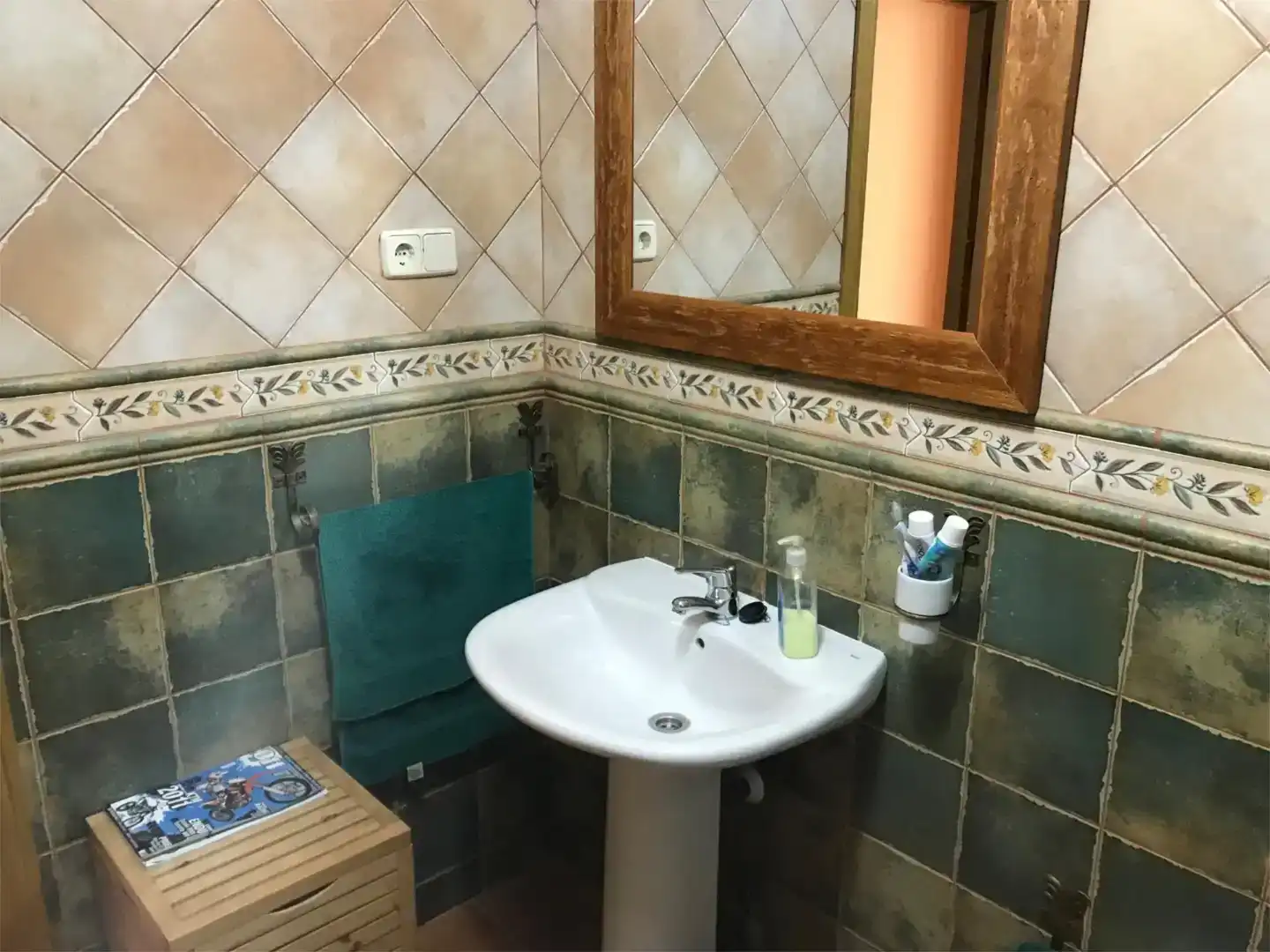 Baño de Casa o chalet en venta en Tribaldos con Aire acondicionado, Jardín privado y Piscina
