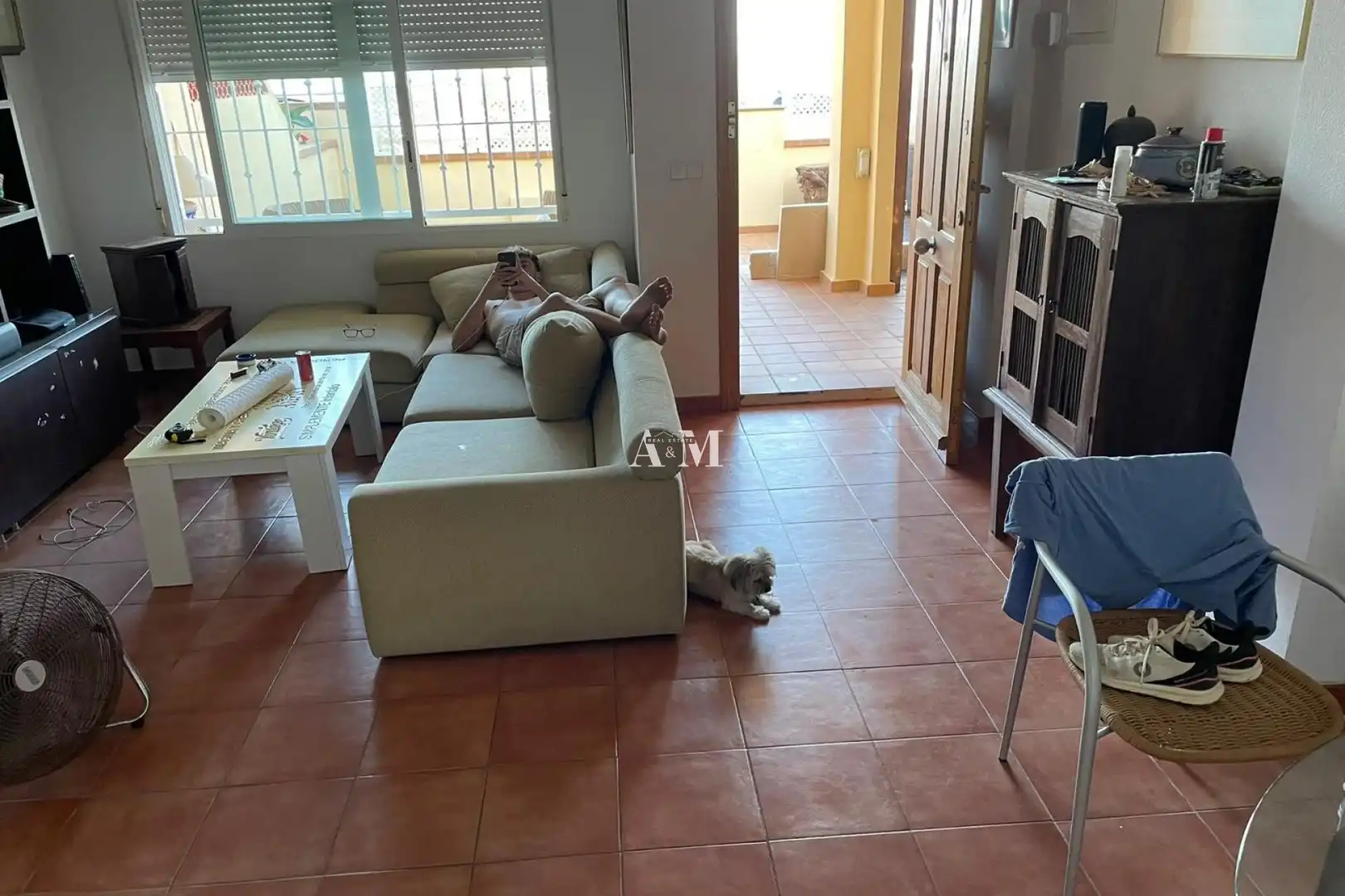 Sala d'estar de Casa o xalet de lloguer en Orihuela amb Jardí privat, Terrassa i Moblat