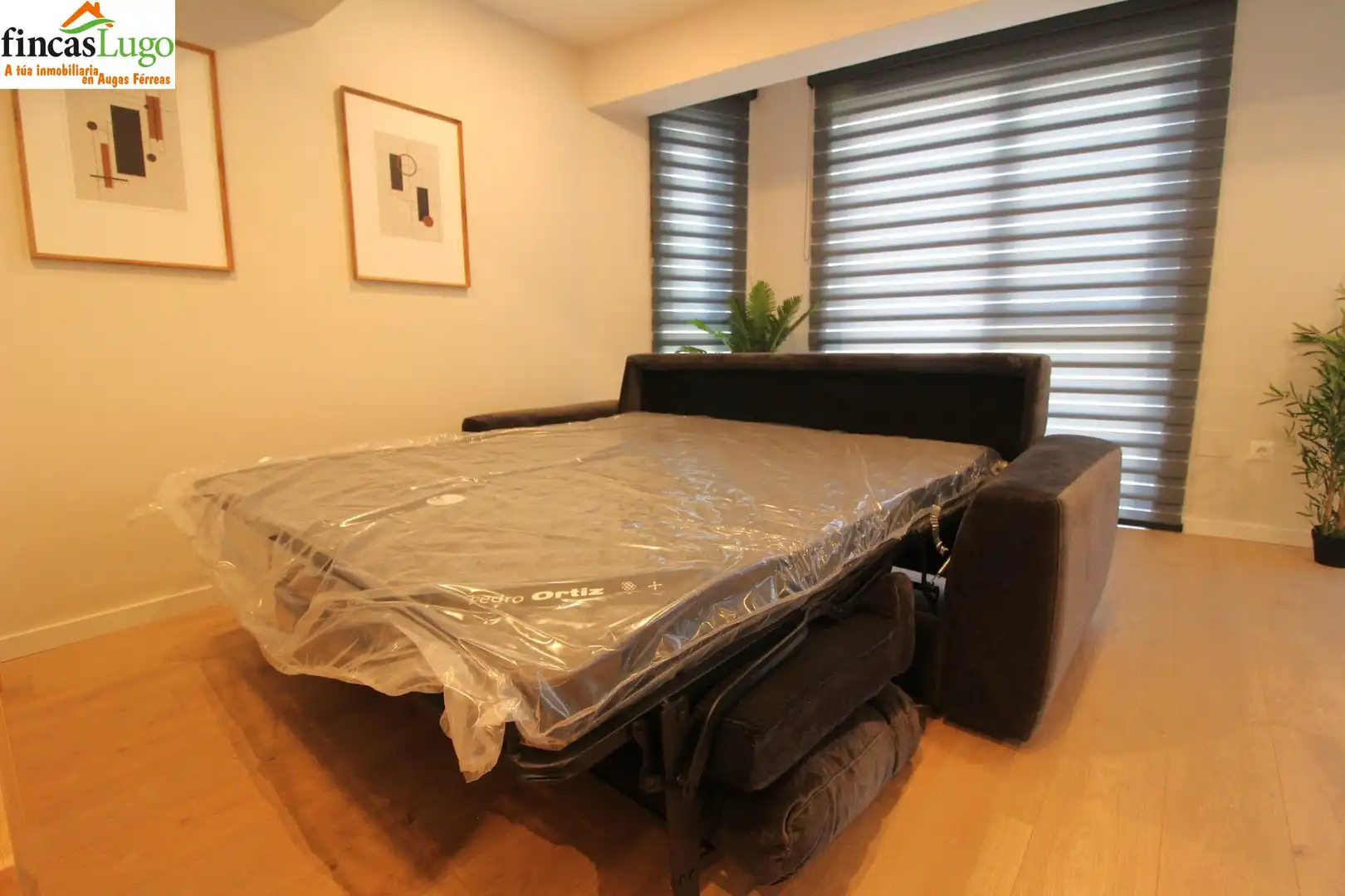 Bedroom of Apartments for rent in Lugo  with Heating and Furnished