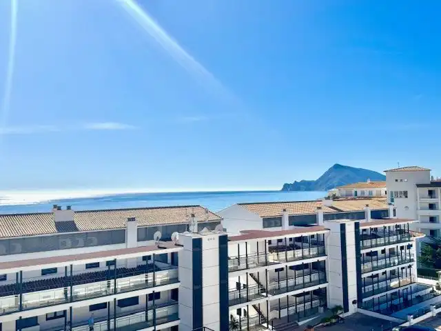 Außenansicht von Dachboden zur Miete in Altea mit Klimaanlage, Terrasse und Möbliert