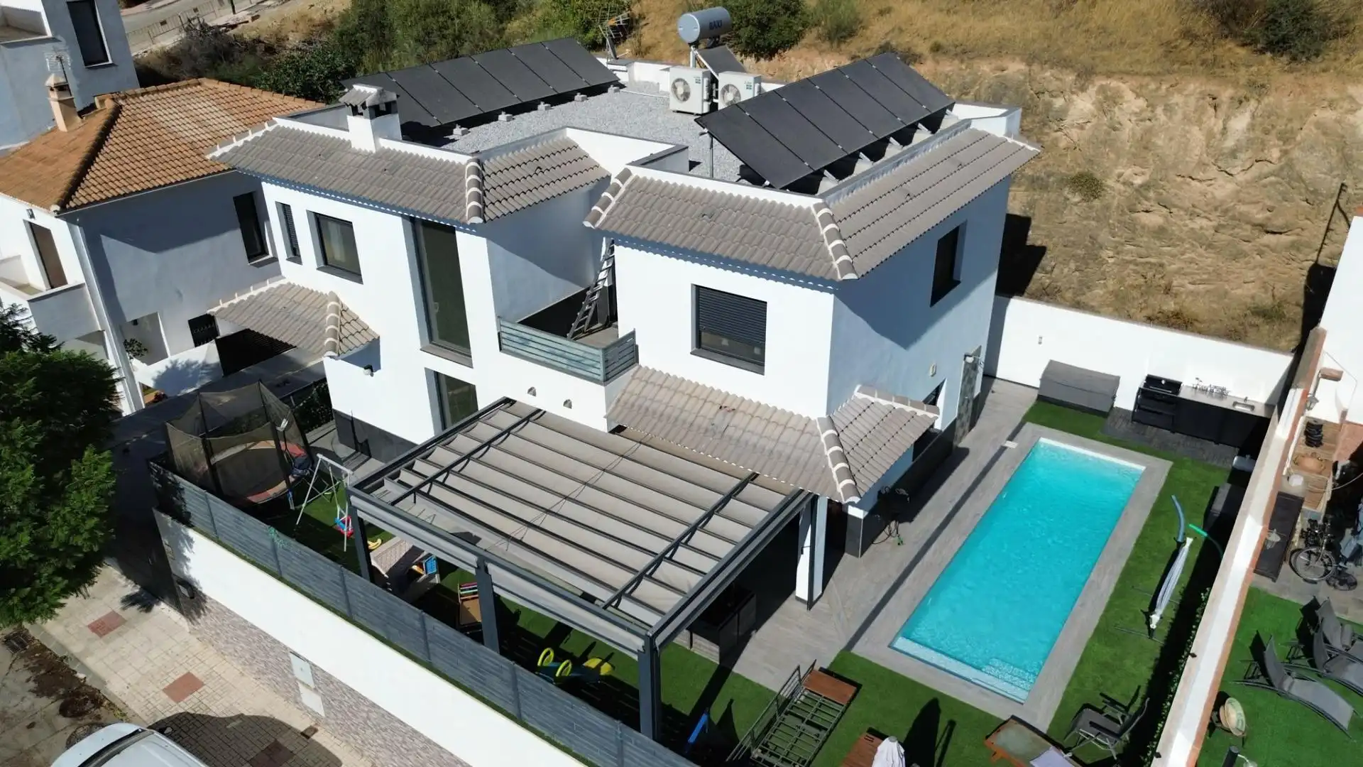 Terraza de Casa o chalet en venta en Málaga con Aire acondicionado, Calefacción y Jardín privado