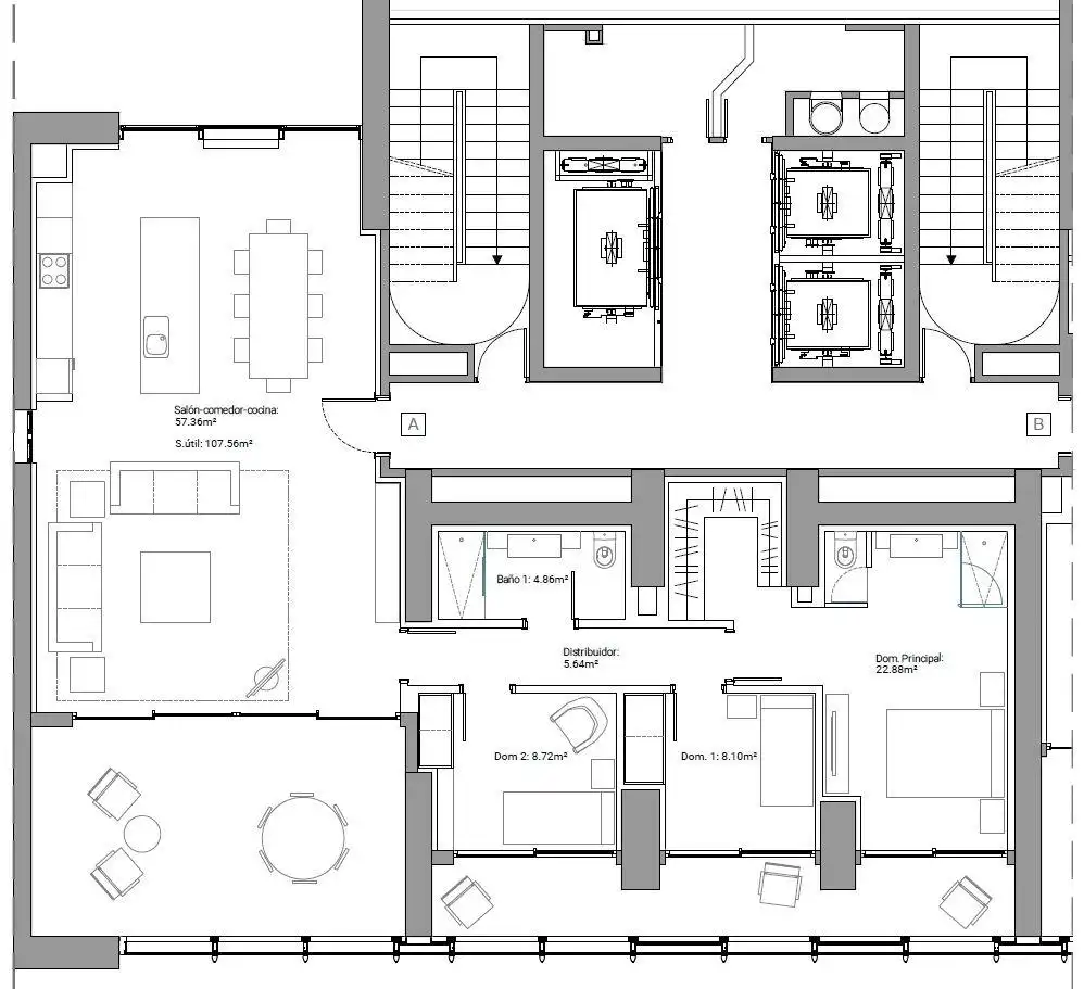 Flat with terrace for sale in Playa de Poniente, imagen 79