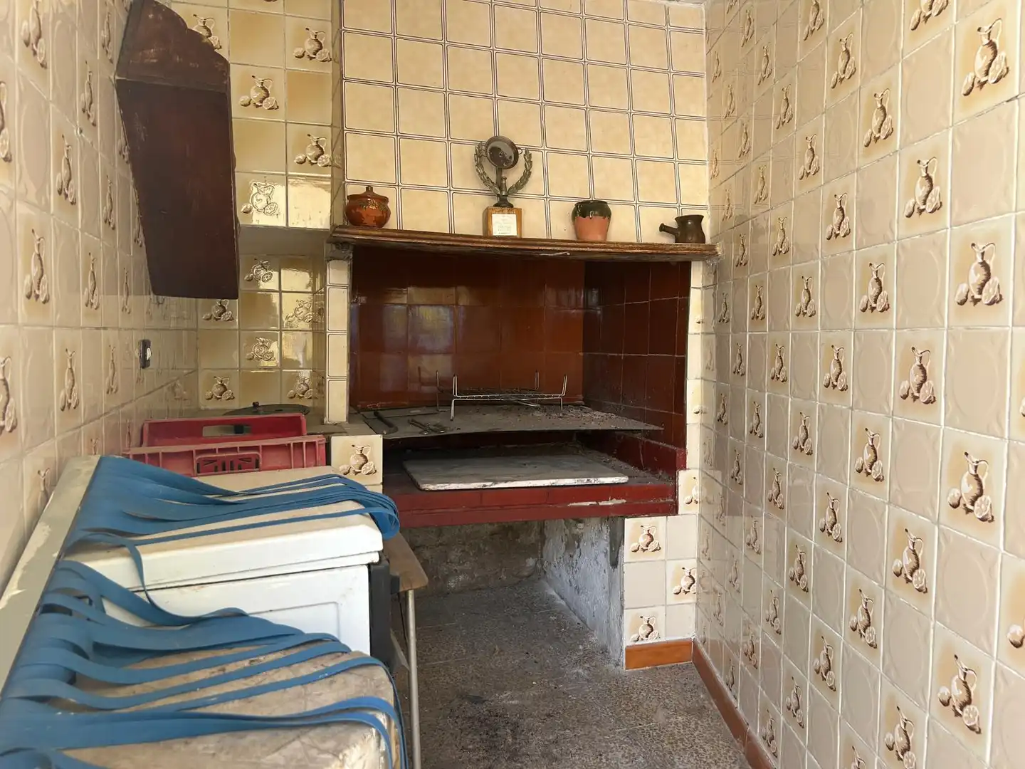 Cuina de Casa o xalet de lloguer en Alborache amb Aire condicionat, Jardí privat i Terrassa