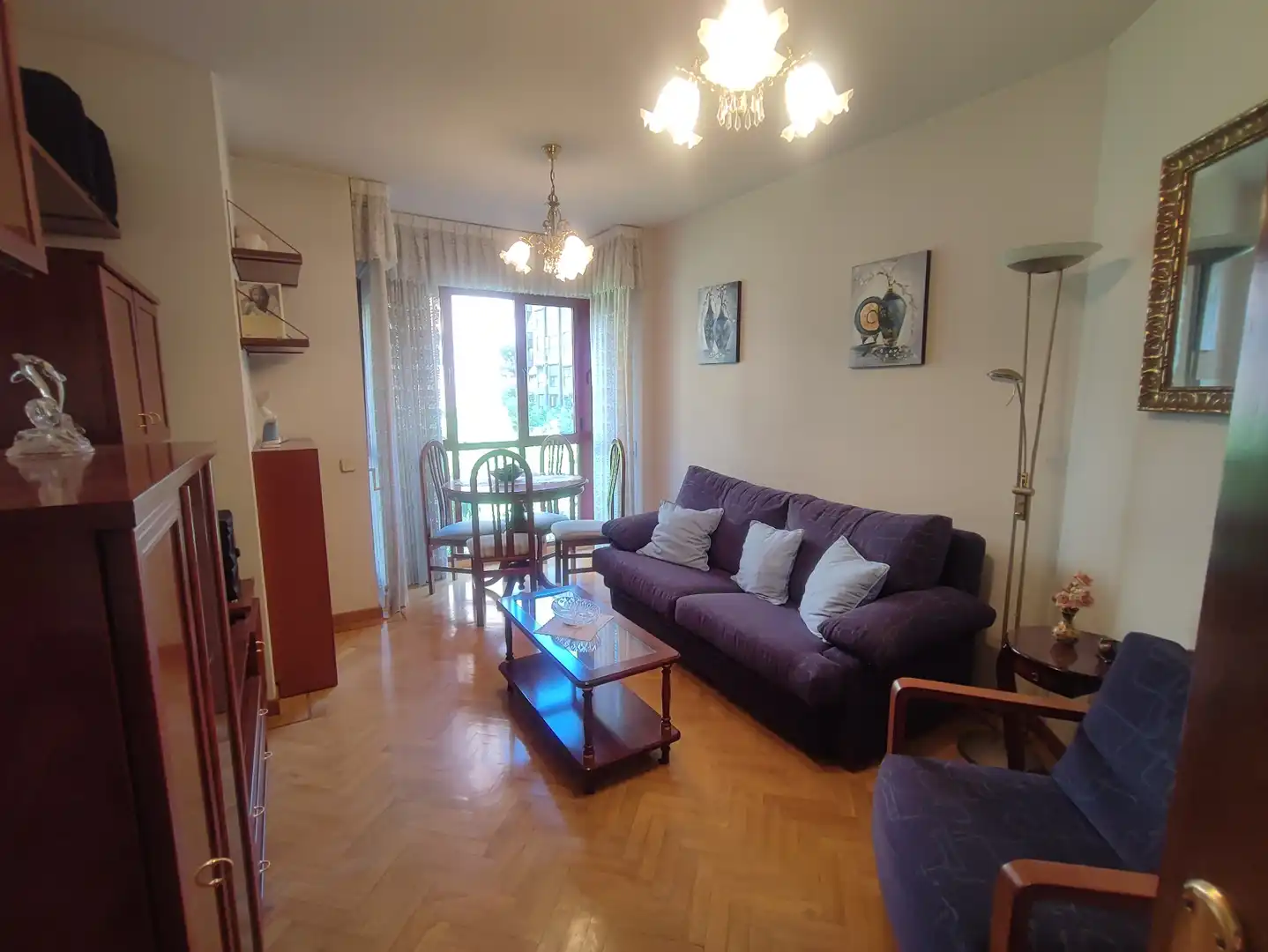 Sala d'estar de Pis en venda en Madrid amb Aire condicionat, Calefacció i Parquet