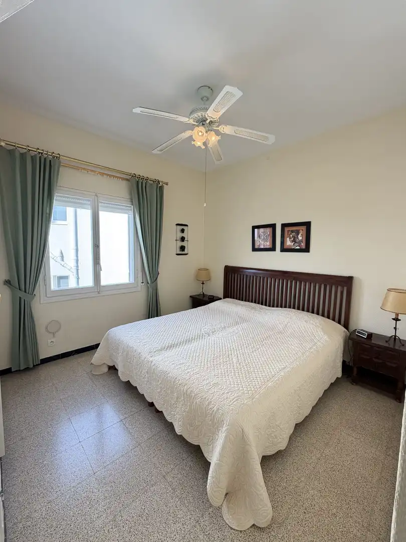 Bedroom of Apartments for sale in Roses  with Heating, Terrace and Furnished