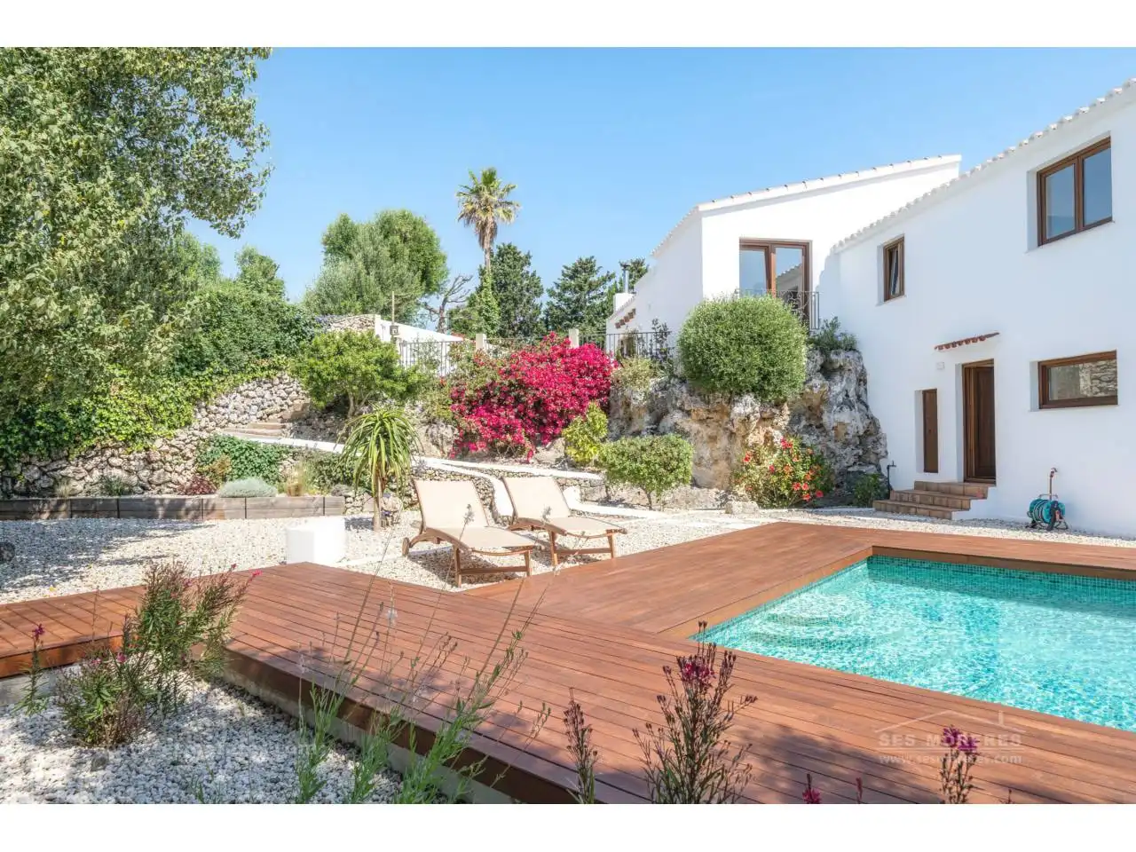 Terraza de Casa o chalet en venta en Es Castell con Calefacción, Jardín privado y Terraza