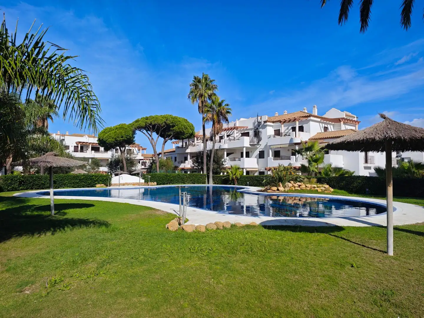 Jardín de Apartamento en venta en Chiclana de la Frontera con Jardín privado, Terraza y Amueblado