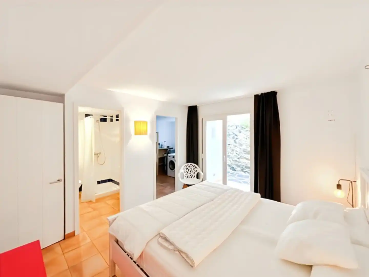Schlafzimmer von Einfamilien-Reihenhaus zum Verkauf in Cadaqués mit Klimaanlage, Heizung und Terrasse