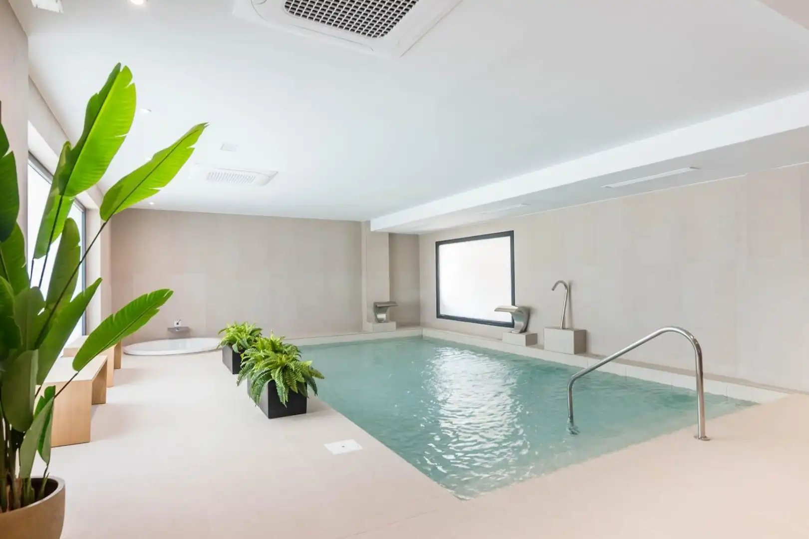 Swimming pool of Flat for sale in Murcia  with Air Conditioner, Heating and Private garden