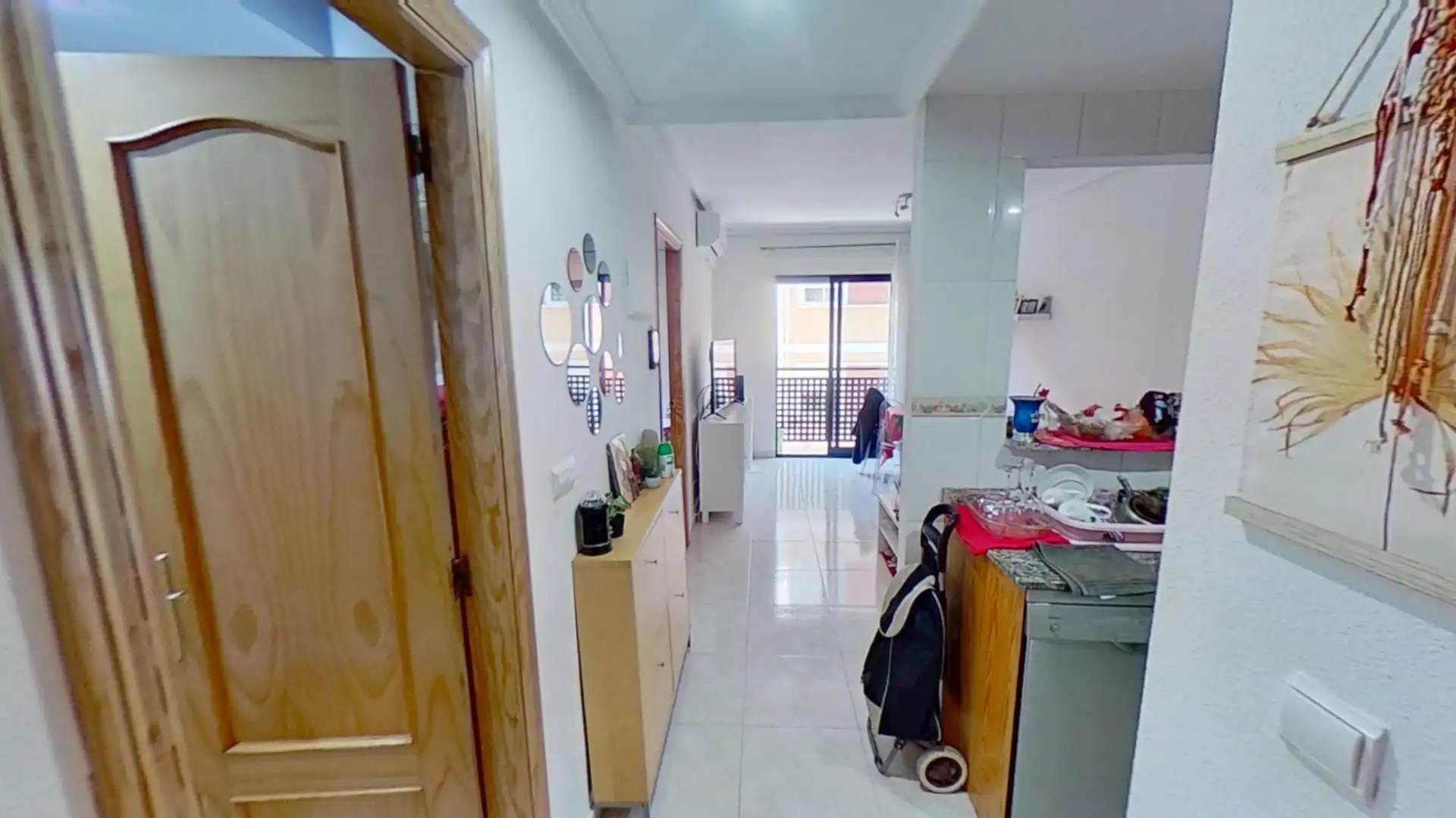 Kitchen of Flat for sale in Alicante / Alacant  with Air Conditioner, Furnished and Balcony