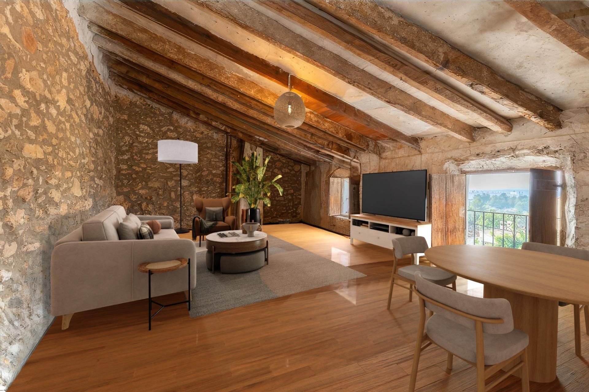Sala d'estar de Casa o xalet en venda en Sant Joan de Moró amb Balcó