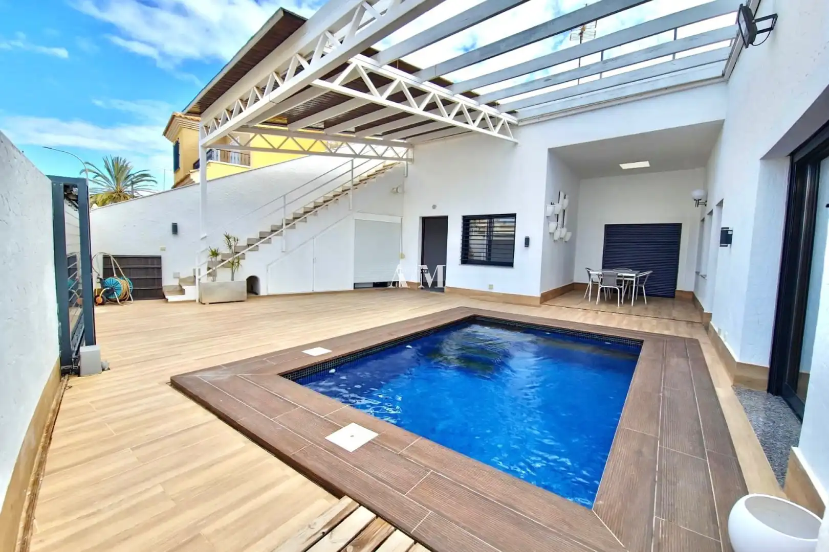 Swimming pool of Houses for rent in Pilar de la Horadada  with Air Conditioner, Heating and Private garden